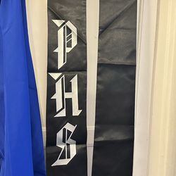 Black Graduation Sash