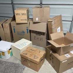 Moving Boxes-Many Sizes