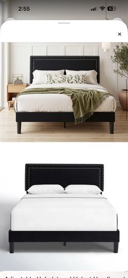 Upholstered Queen sized bed frame