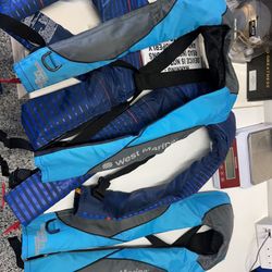 Wear Marine Automatic Inflatable Boat Fishing Life Jacket NEW