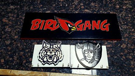 Hand made Keychain holder/plaque