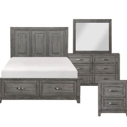 Bedroom Set, No Down Payment 0% Interest Labor Day Sale!