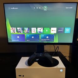 Xbox Series S + Elite Controller + 27” Gaming Monitor – Complete Setup