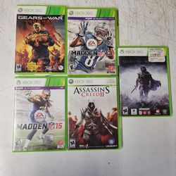 Xbox 360 Games 5 Total