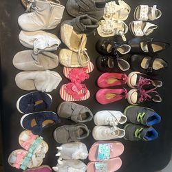 Kids shoes bulk all different sizes  over 60+ pairs
