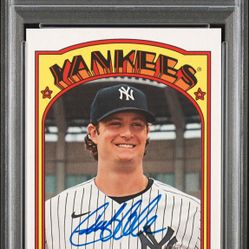 2021 Topps Heritage High Number - Real One Autographs Gerrit Cole PSA 9 AUTO 10
