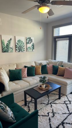 White Sheridan Sleeper Sectional