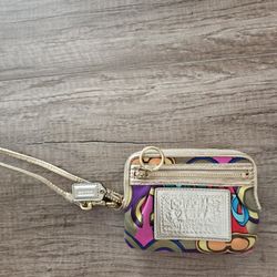 Coach Poppy Wristlet 