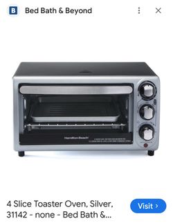 This is a Hamilton Beach 4-Slice Toaster Oven