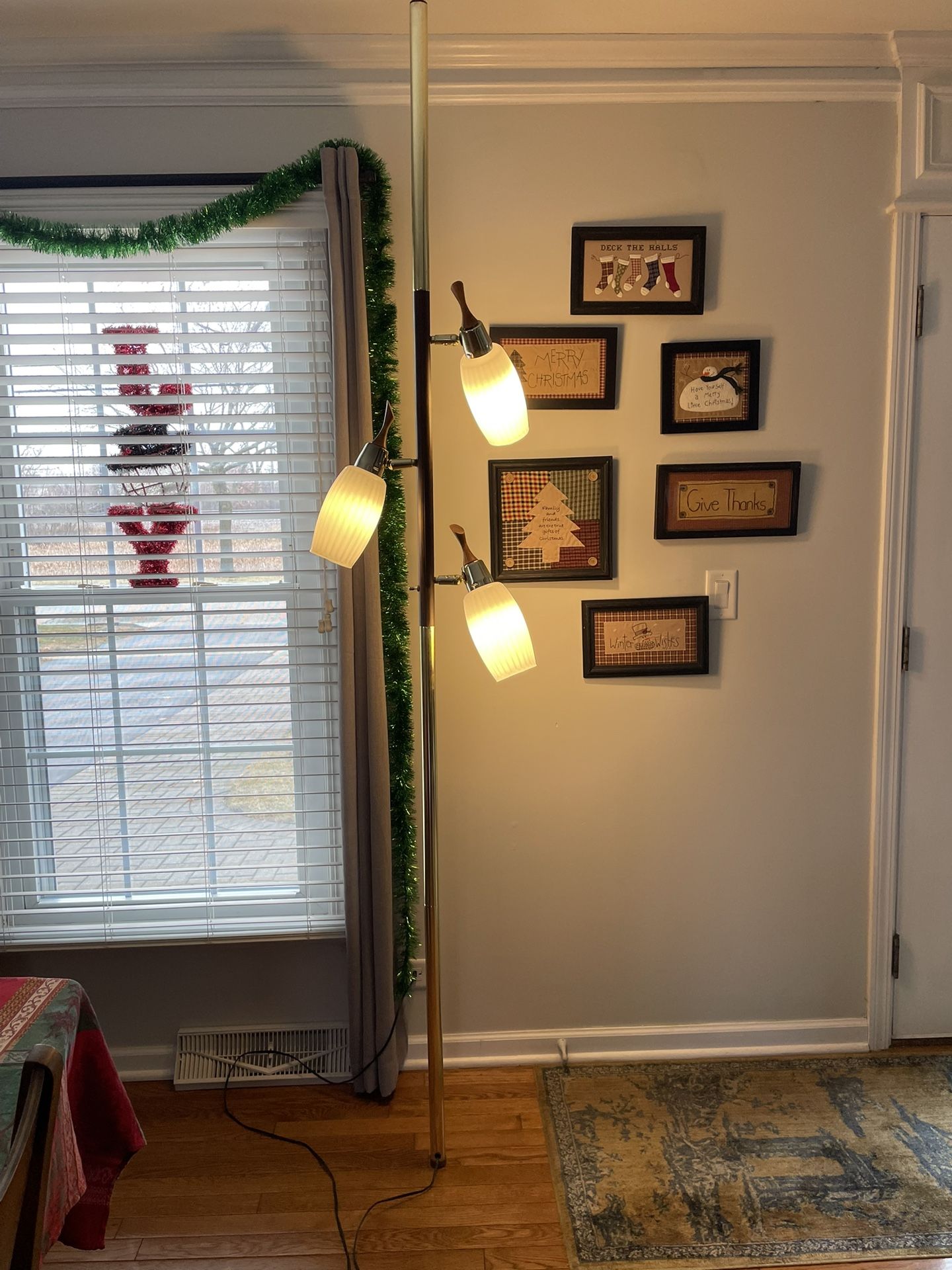 Mid Century Tension Pole Lamp 