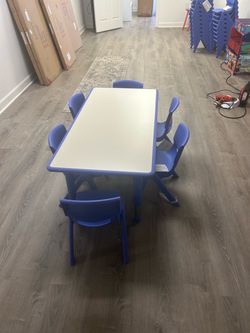 Day care tables and chairs