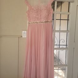 Prom Dress And Pink Purse