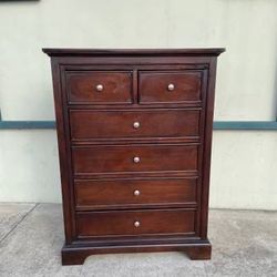 Modern Brown Dresser $175