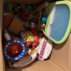 Box Of Kids Toys 