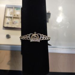 Quinceañera 14k Tri Color Bracelet 