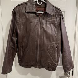 Vintage Style Men's Leather Jacket