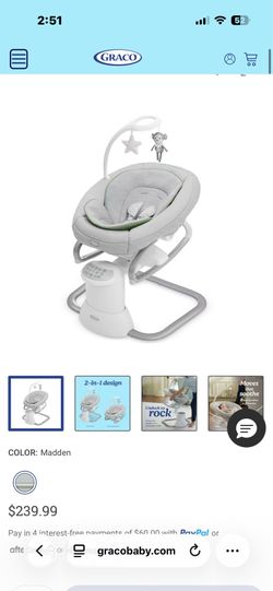 Graco baby swing