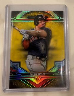 2024 Topps Triple Threads - Rafael Devers #131 Citrine /75 Gold