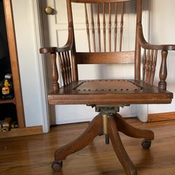 Wooden Desk Chair