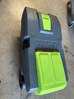Thetford 40954 Titan 27 Gallon Portable RV Waste Tank 2 Wheel Tote