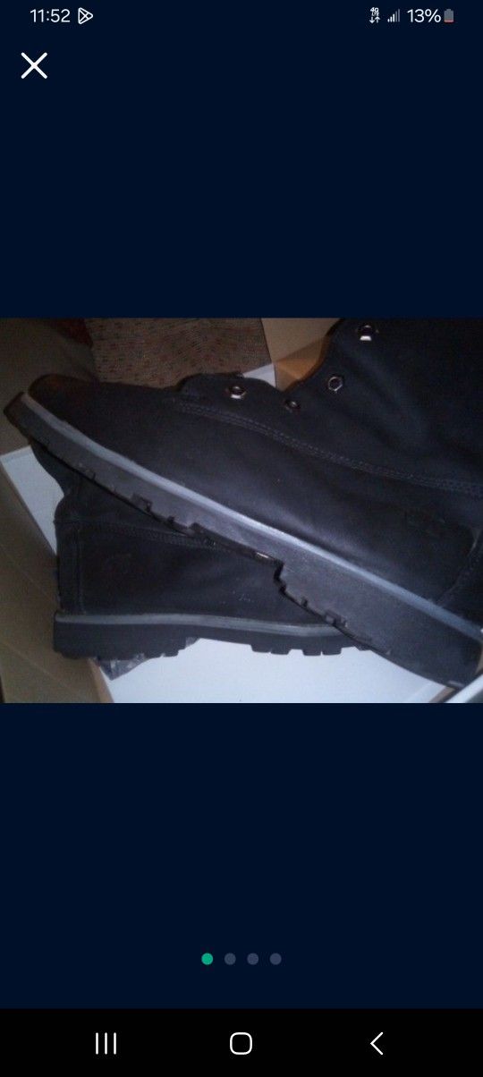 Timberland Black Girl's Boots Size (7)