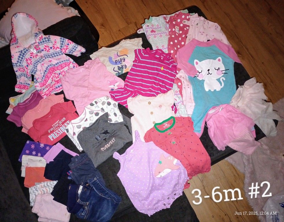 Baby Girl 3-6 Month Clothes Bundle #2