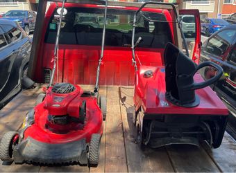 TroyBilt Mower and Snowblower