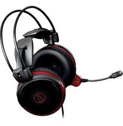 Audio-Technica ATH-AG1X Closed Back High-Fidelity Gaming Headset Compatible with PS4, Laptops and PC