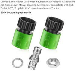 Dreyoo Lawn Mower Deck Wash Kit