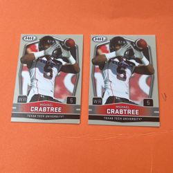🔥 2009 Sage Hit #5 Michael Crabtree RC Rookie Card Texas Tech Red Raiders Only 50 Cents ! Or Buy 30/$10 Or 400/$100 ( That’s Only 25 Cents Each !! 
