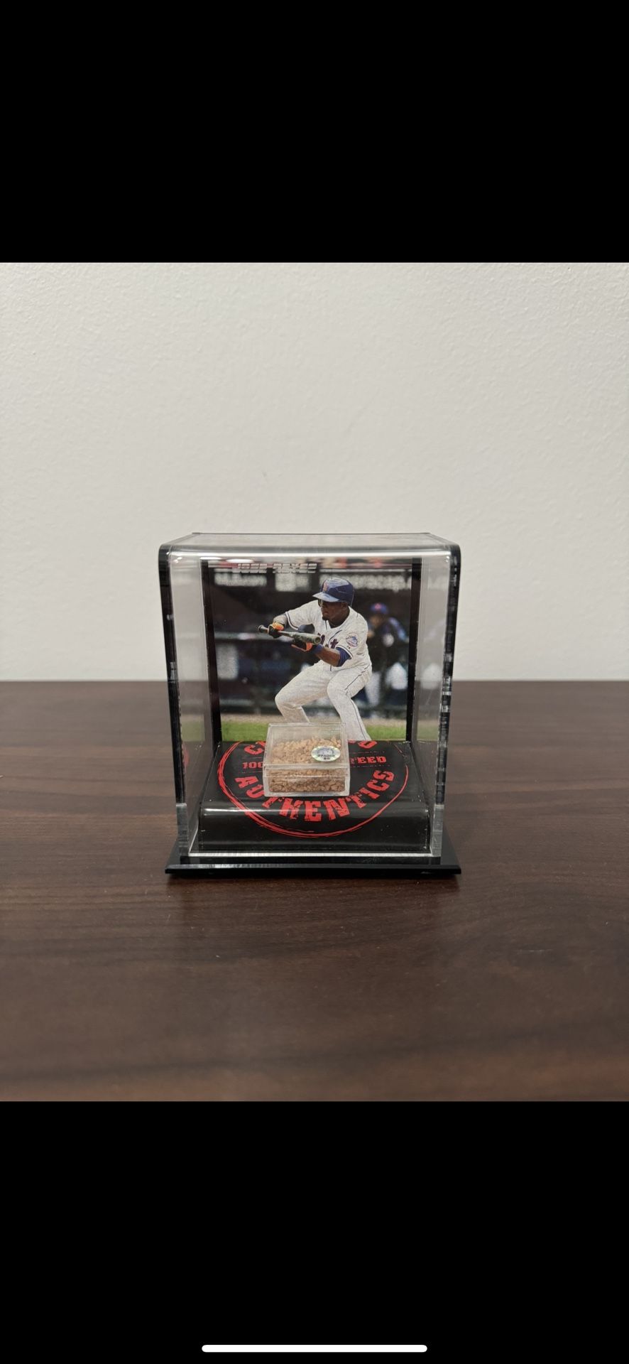 Game Used MLB Field Dirt From The New York Mets Stadium