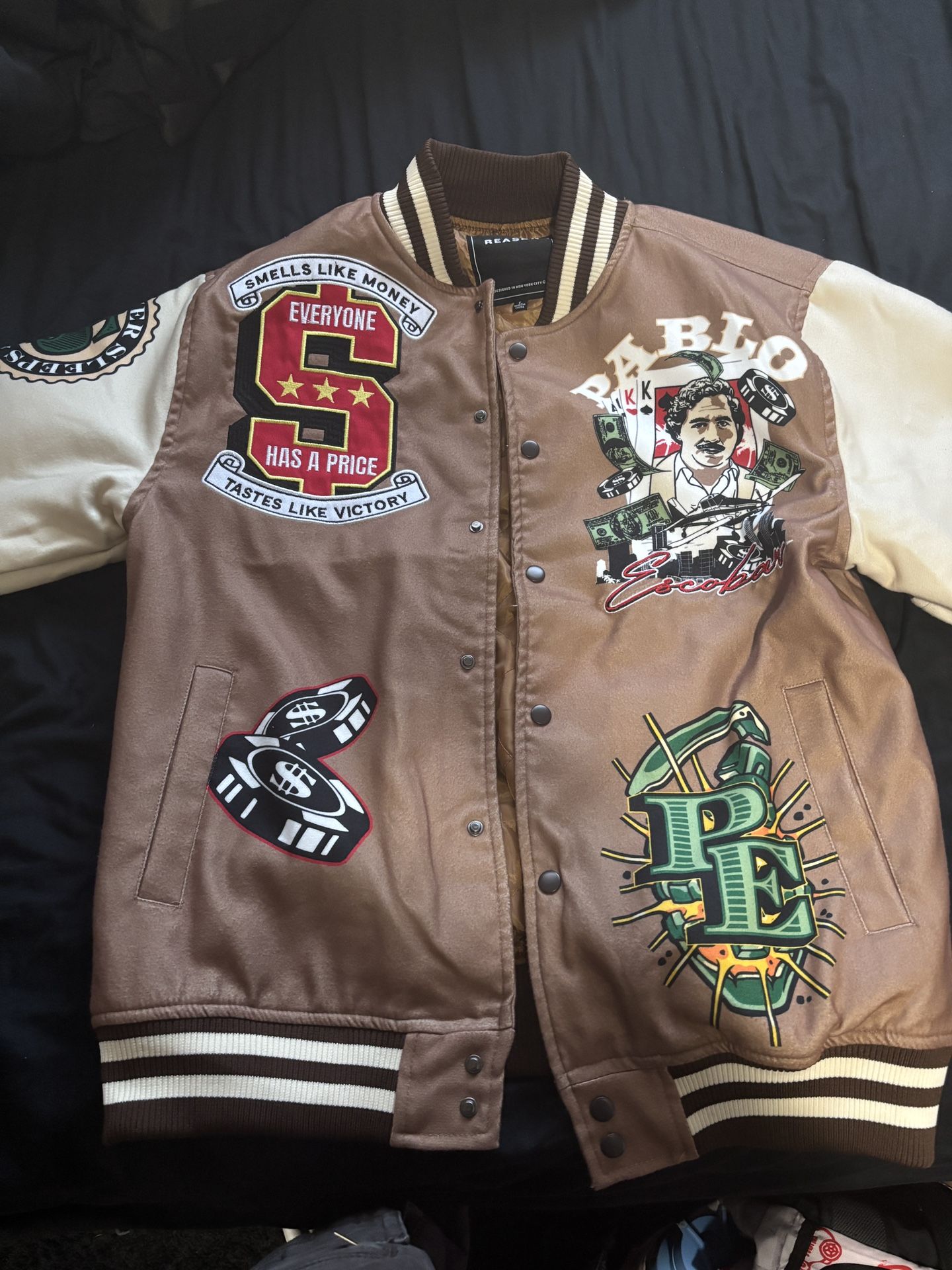 REASON Pablo Wool Varsity Jacket