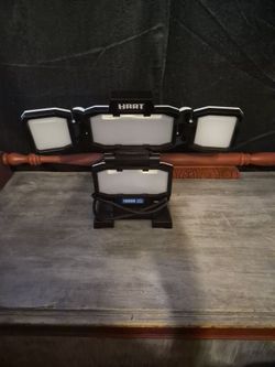 HART 10,000 Lumen Portable 4-Panel LED Work Light - Super Bright!