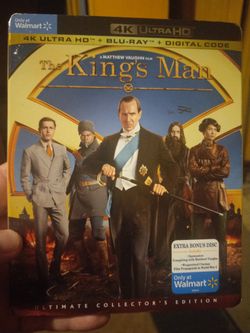 The King's Man Blu-Ray Movie Ultimate Collector's Edition Walmart Exclusive, 4K Ultra HD, Digital Code, Brand New