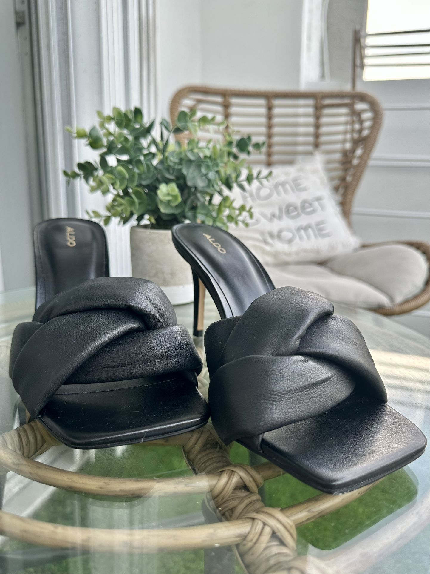 Black ALDO Comfortable Heels