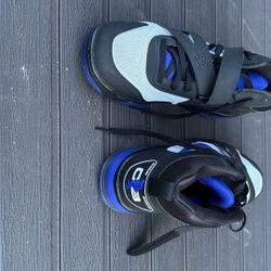 Nike Barkley Basketball Shoes – Black & Blue 