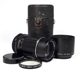 Exc.+ Pentax Super-Takumar 135mm f/3.5 M42 Screw Mount Lens – Original Case