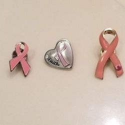 Breast Cancer Awareness Pins $3 Each