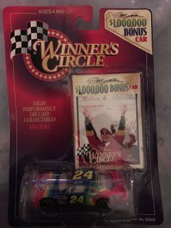 NASCAR #24 winner circle