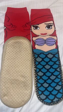 Mermaid sock slippers size large