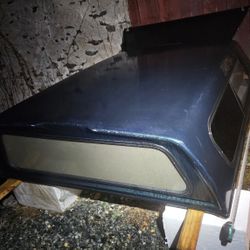 7" Truck Cap With Sliding Glass Side Windows & Full Glass Back Window-$100