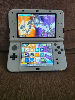 Black White Pokemon Lunala Solgaleo New Nintendo 3DS  XL - 64gb SD - CFW