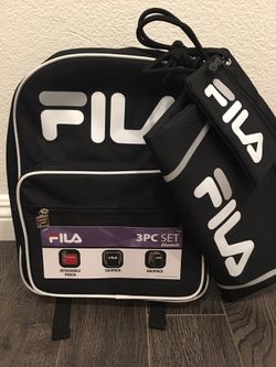 NWT Fila Backback, Sackpack, & Pouch 3-pack Set