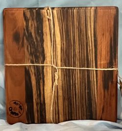 Momma Bear™ Entree™ Zebrawood & Canarywood Charcuterie/Serving Board (Only 2 Available)