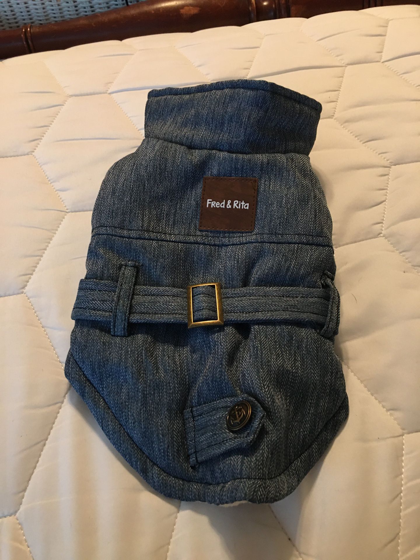 Fred and Rita small dog jacket