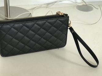 Black wristlet wallet