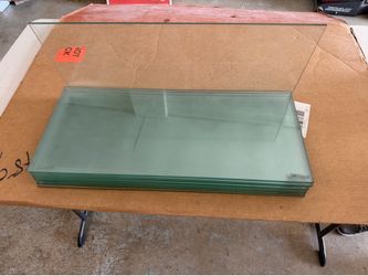 Glass shelves