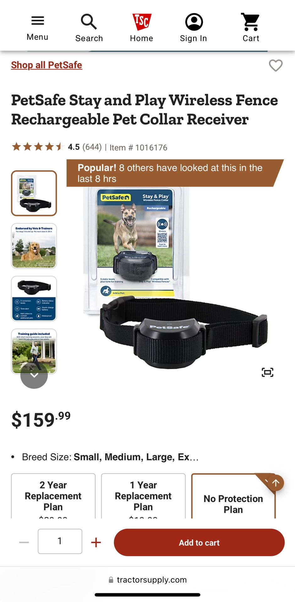 NWT PET SAFE STAY & PLAY COLLAR
