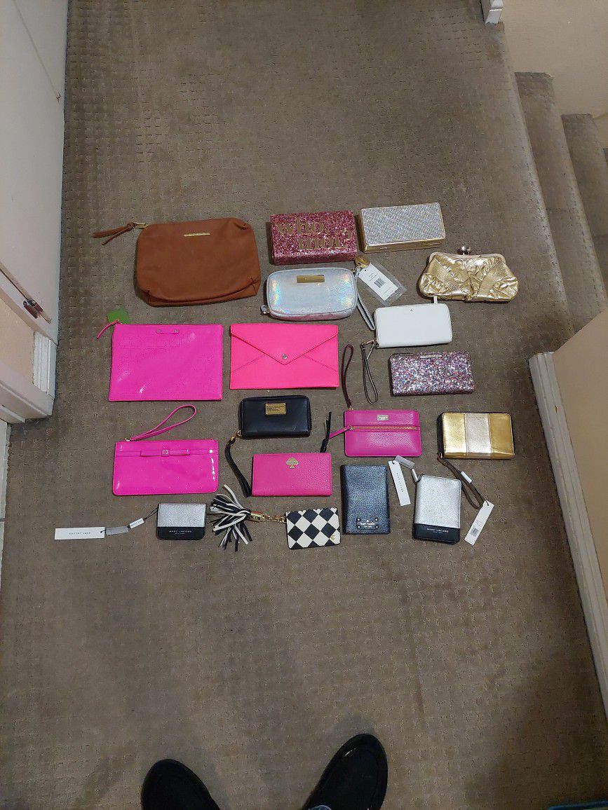 Womens- Hand Bags, Wallets, and Card Wallets.