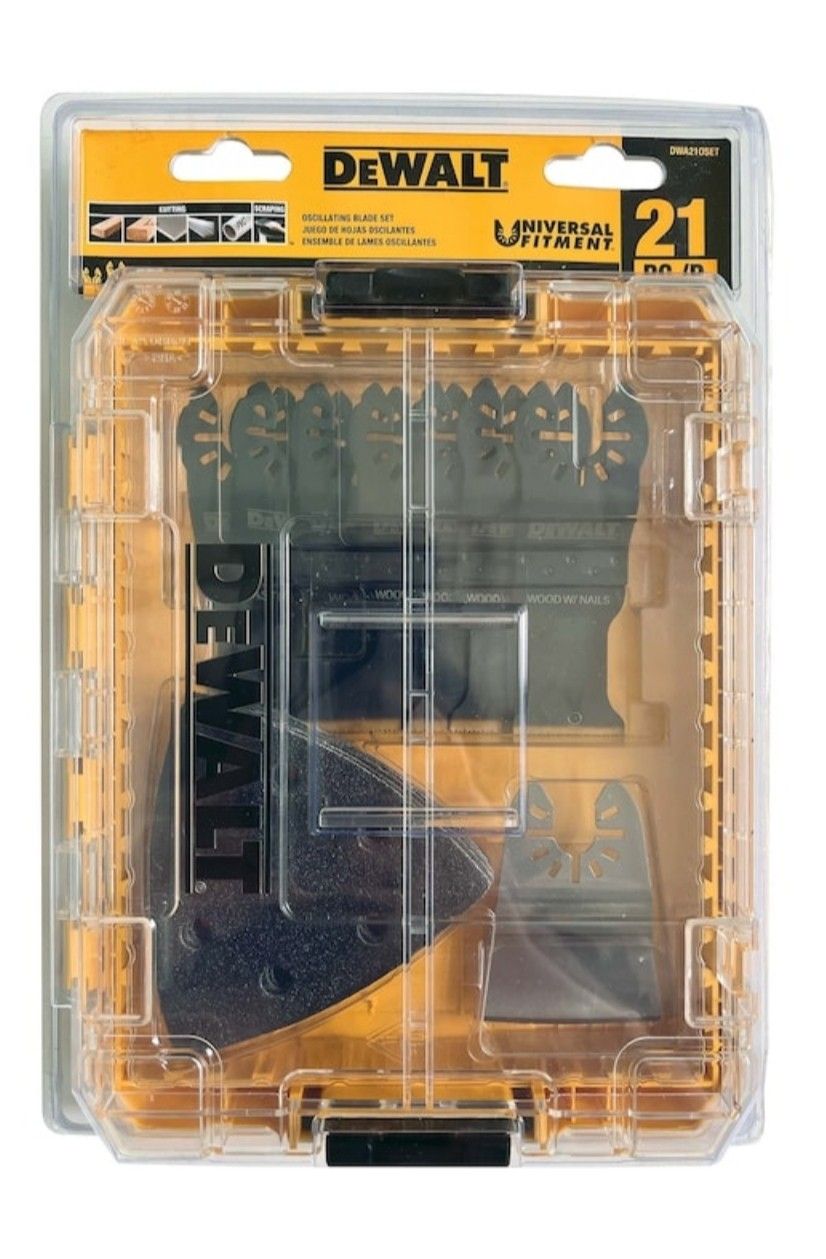 OSCILLATING TOOL BLADE/ SANDPAPER SET (DEWALT)